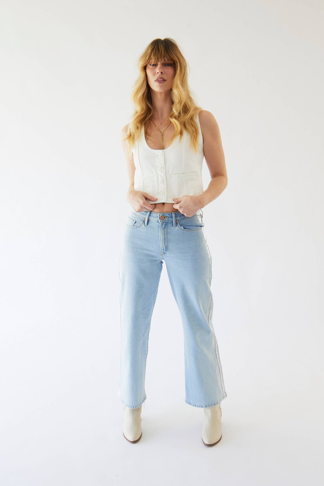 Rebel Wide Leg in Noa Wash - Sri Lanka