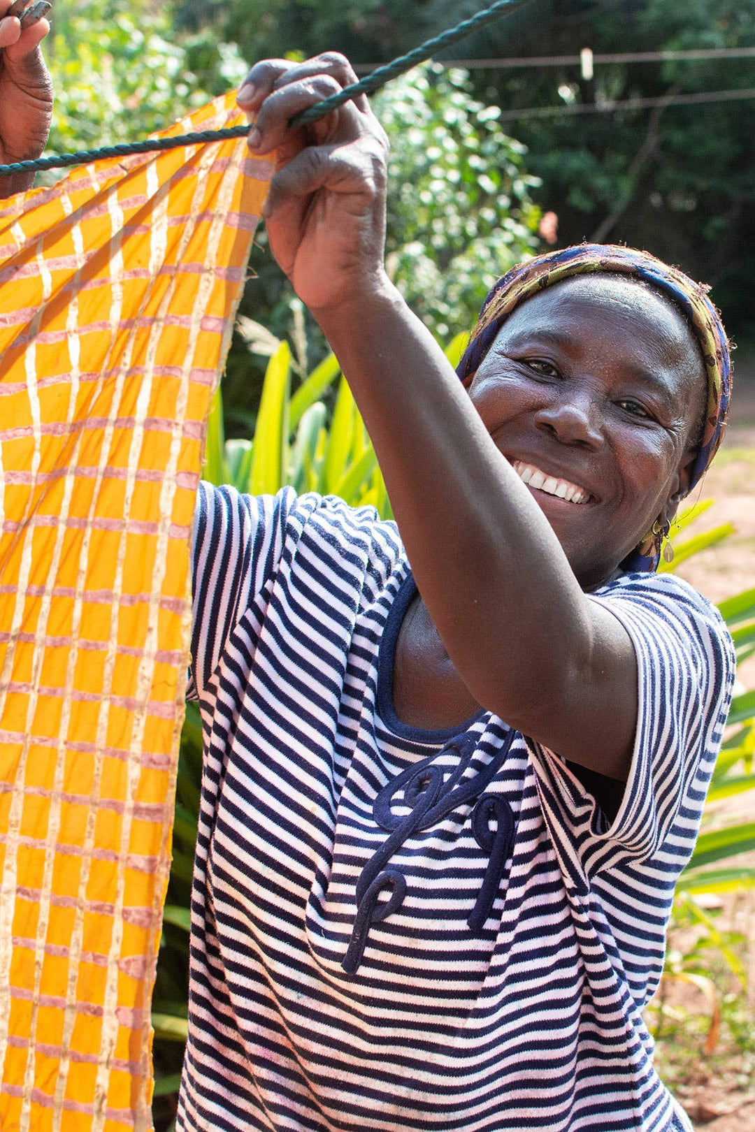 Gold Plaid Retro Dress - Ghana