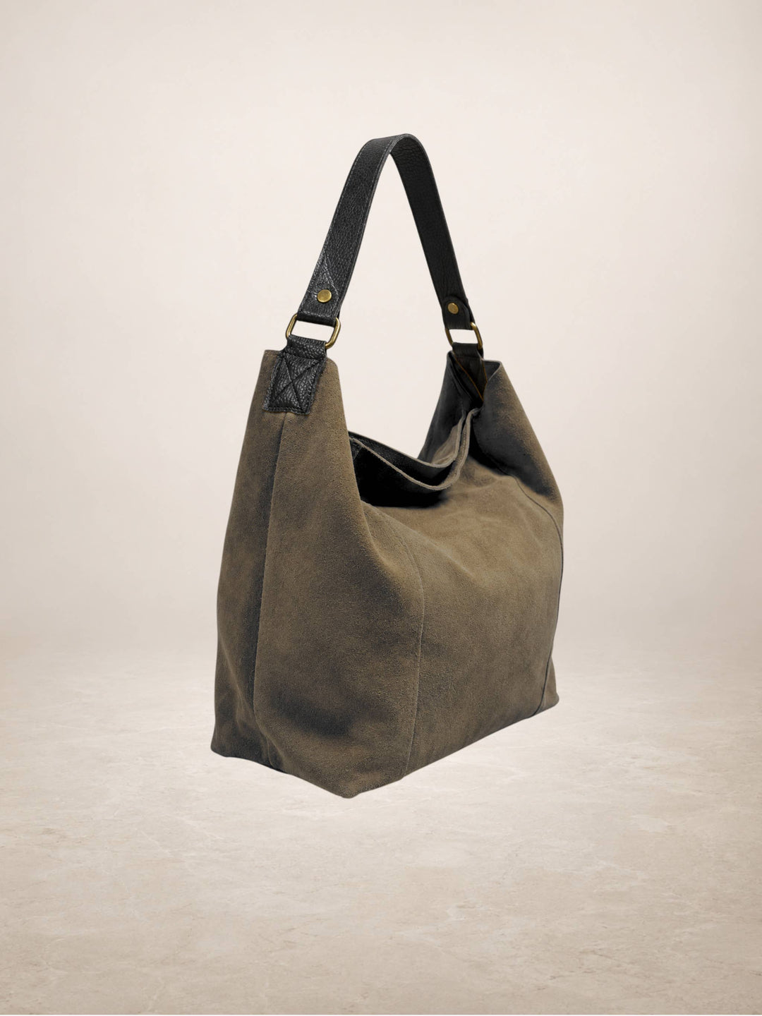 CARINA - Suede leather bag