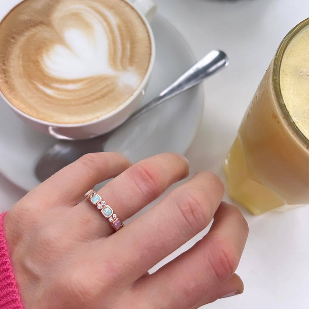 Rose Gold Opal Ombre Juniper Band