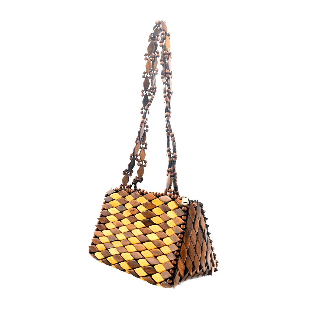 Paris Mini Shoulder Bag , Dual Color - Brazil