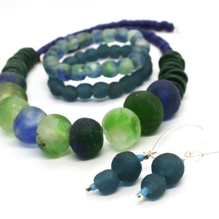 Open Seas: Bracelet in Light Blue - Ghana