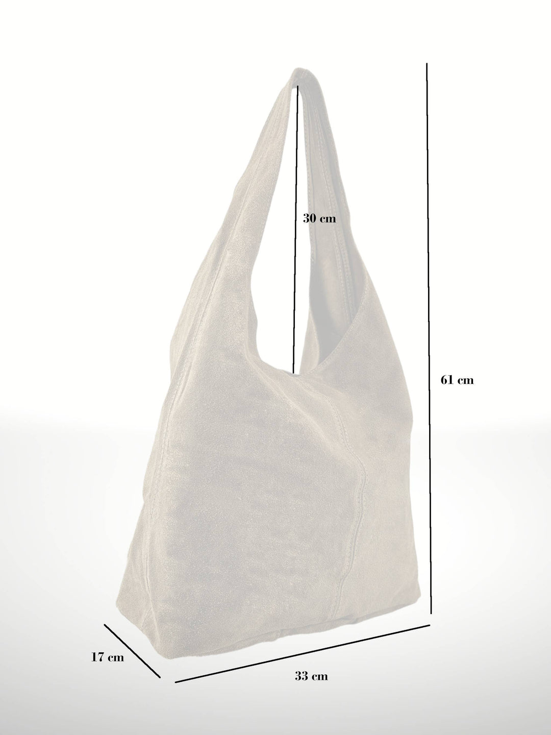 Silvia Suede Leather Bag - Italy