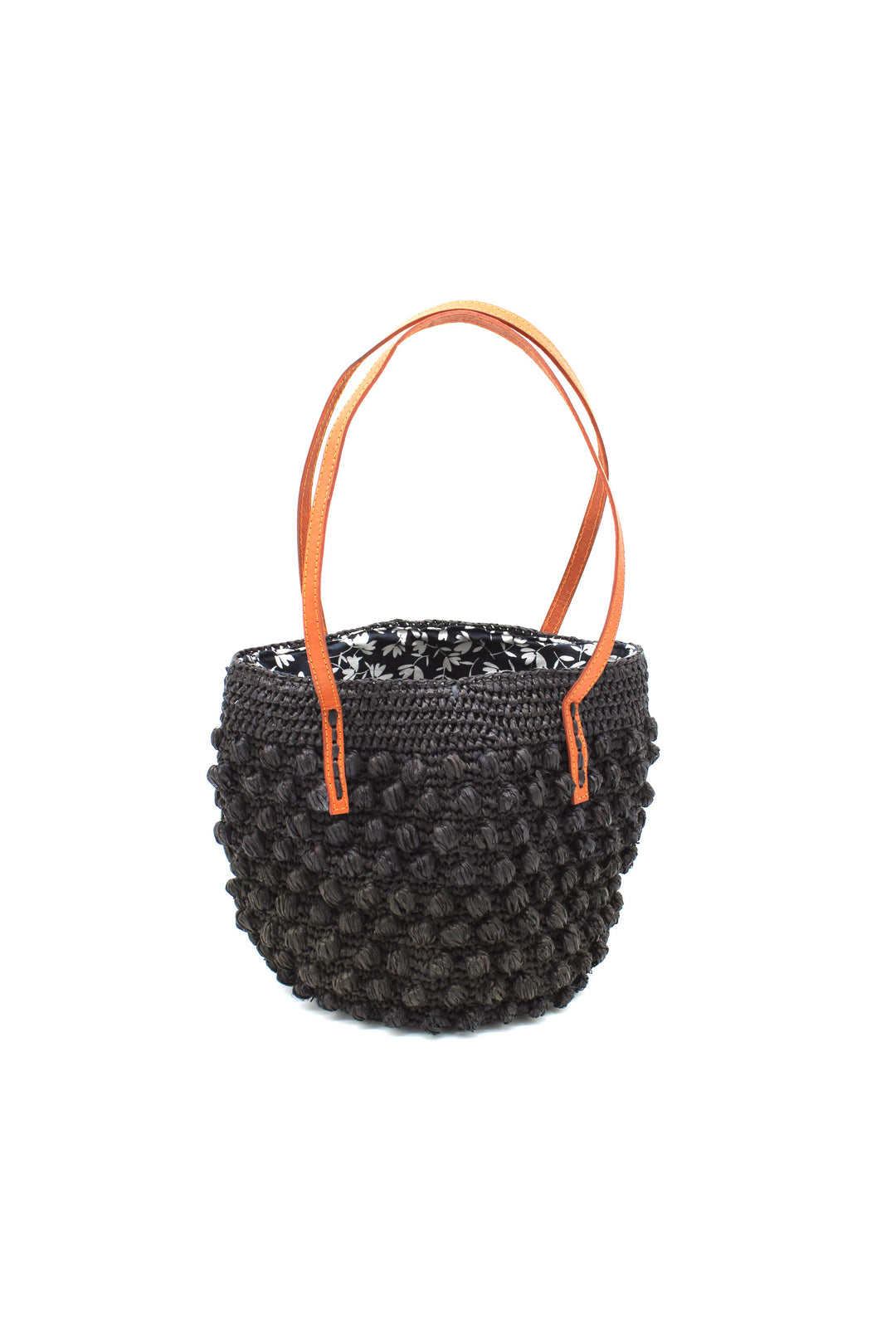 Boucle Small Crochet Straw Shoulder Bag Purse