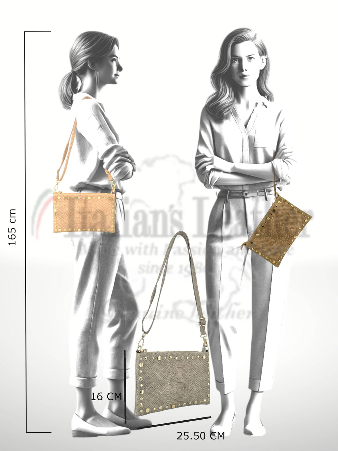 Unicore Leather Crossbody - Italy