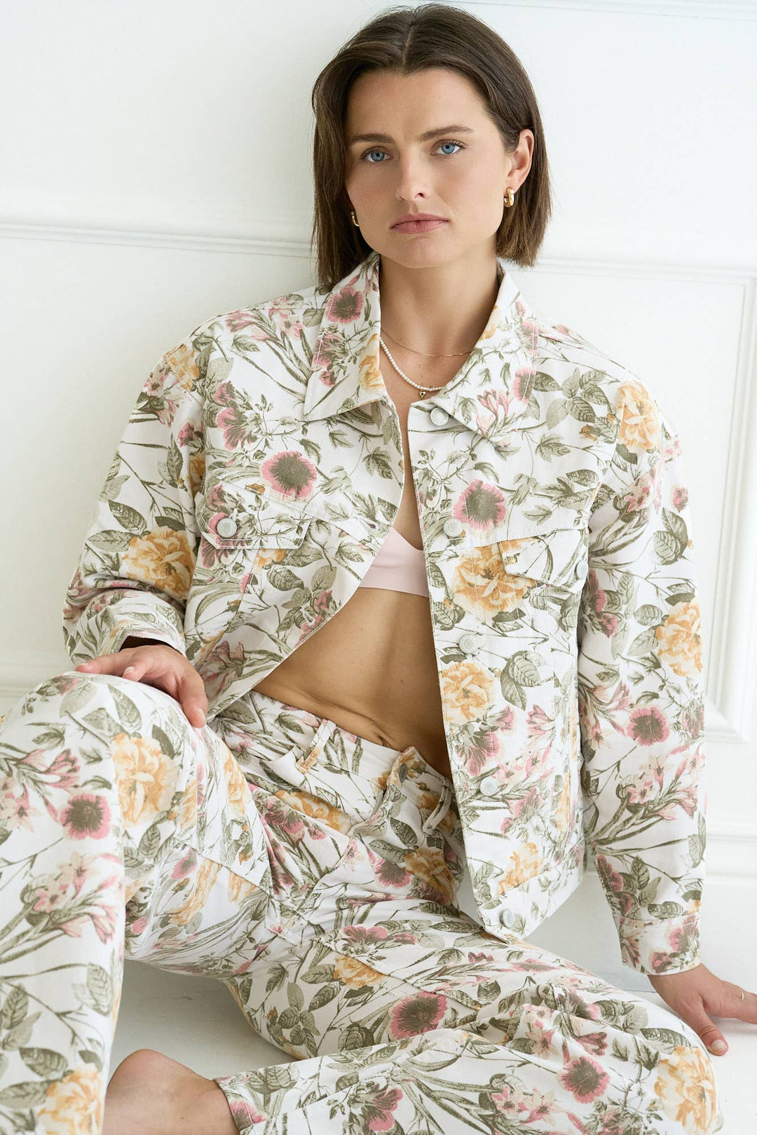 LORETTA RELAXED WIDE LEG IN GARDEN JOY PRINT