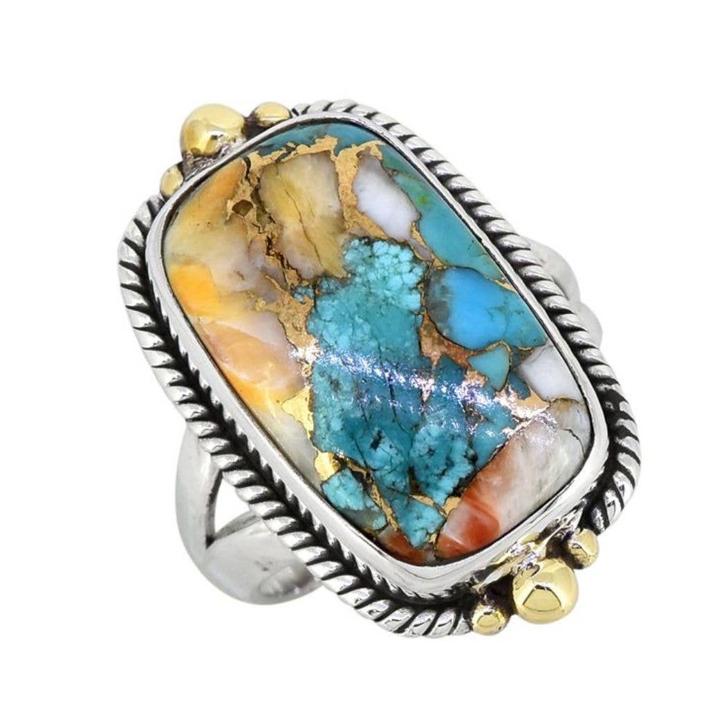 Sonora Oyster Turquoise Sterling Ring