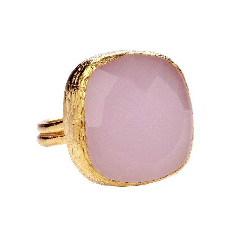 Large Square Cocktail Ring - East Africa