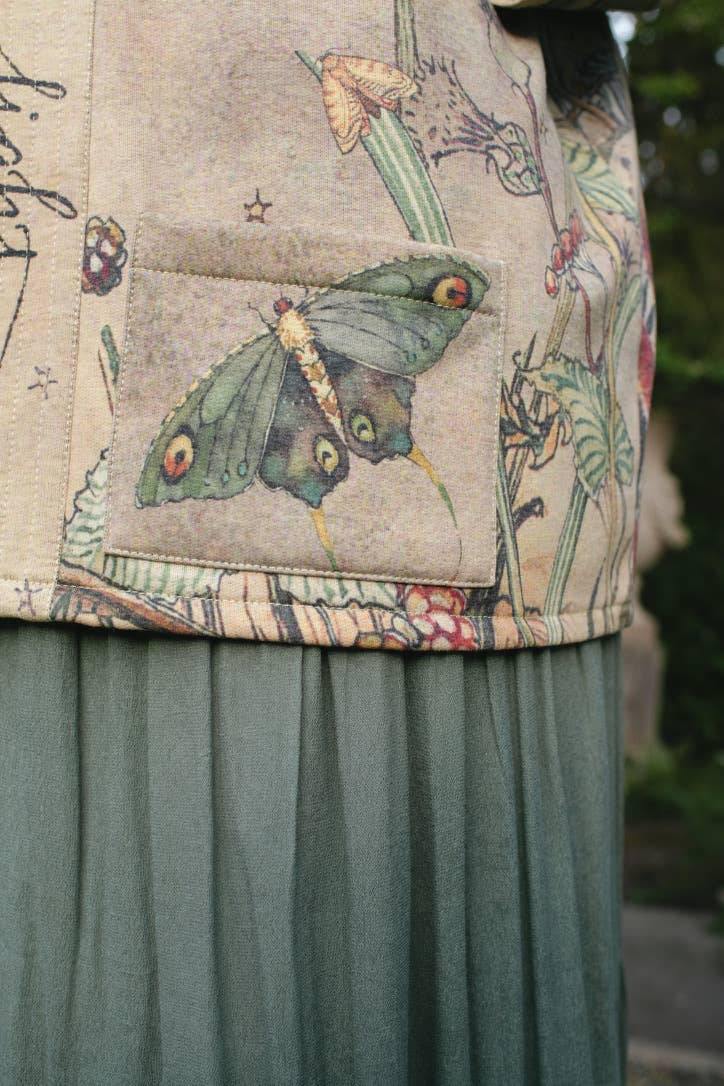 Lovelight Fleece Cottage Cardigan Kimono Jacket