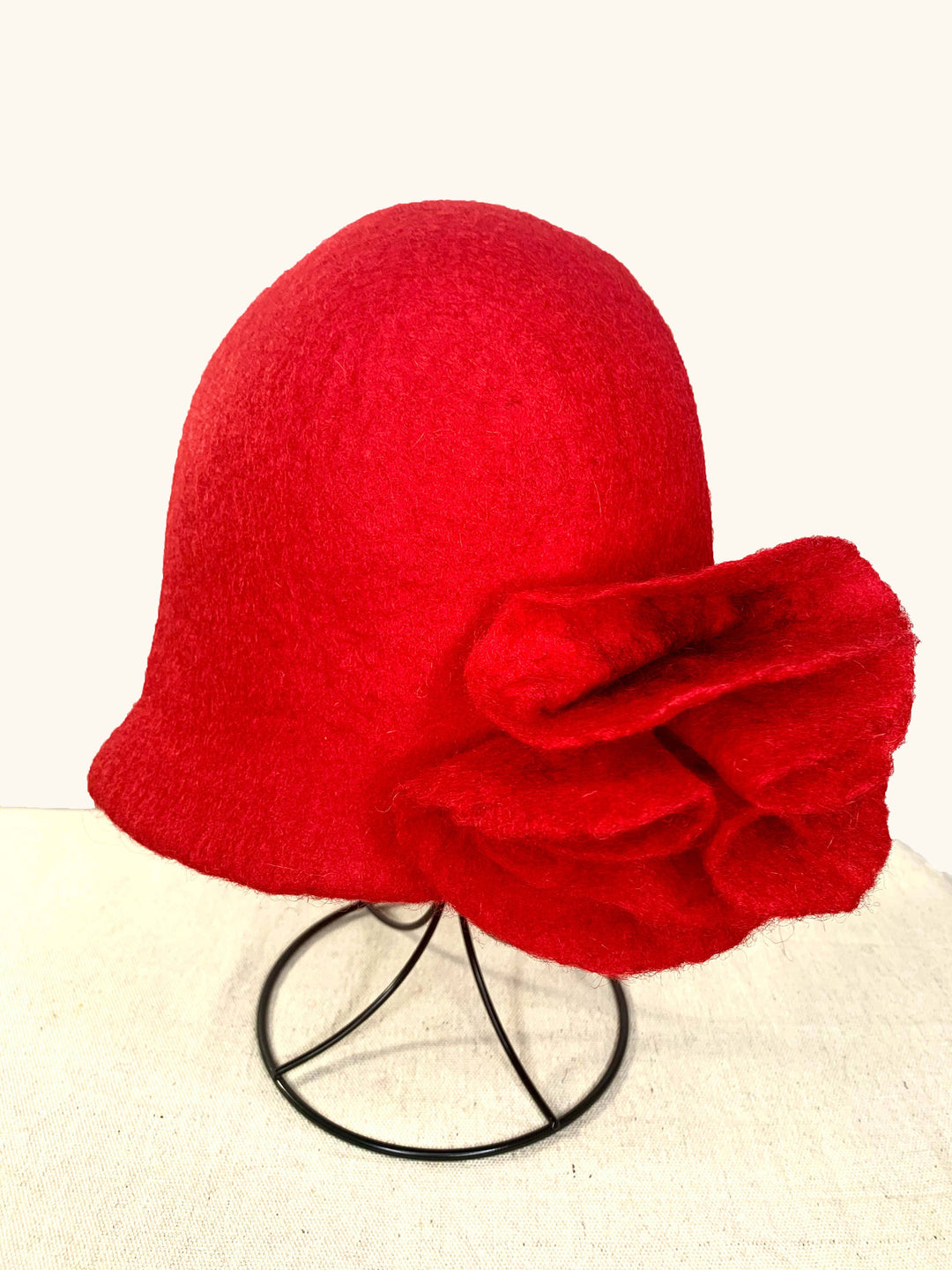 Red Hat with Red Flower - Napal