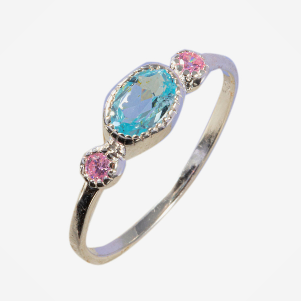 Midge Blue Topaz Sterling Ring