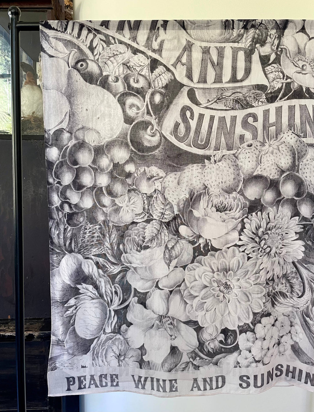 Peace Wine & Sunshine Printed Scarf - Canada