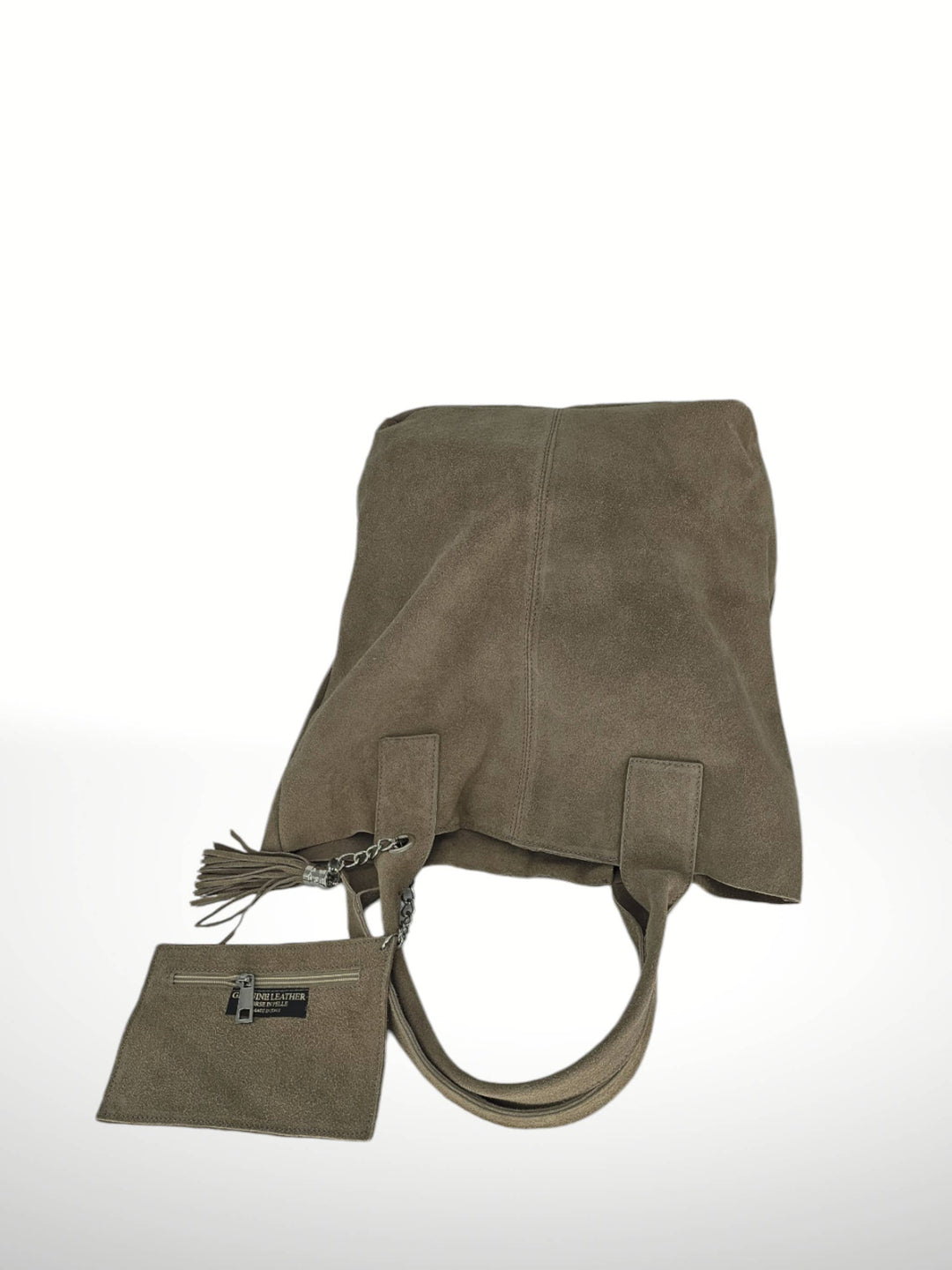 Marely Suede Leather Tote Bag - Italy