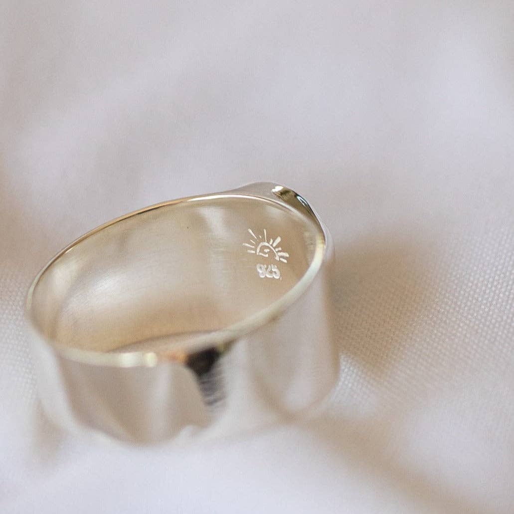 Blue Bold Sea Glass Band (Handmade) - Hawaii
