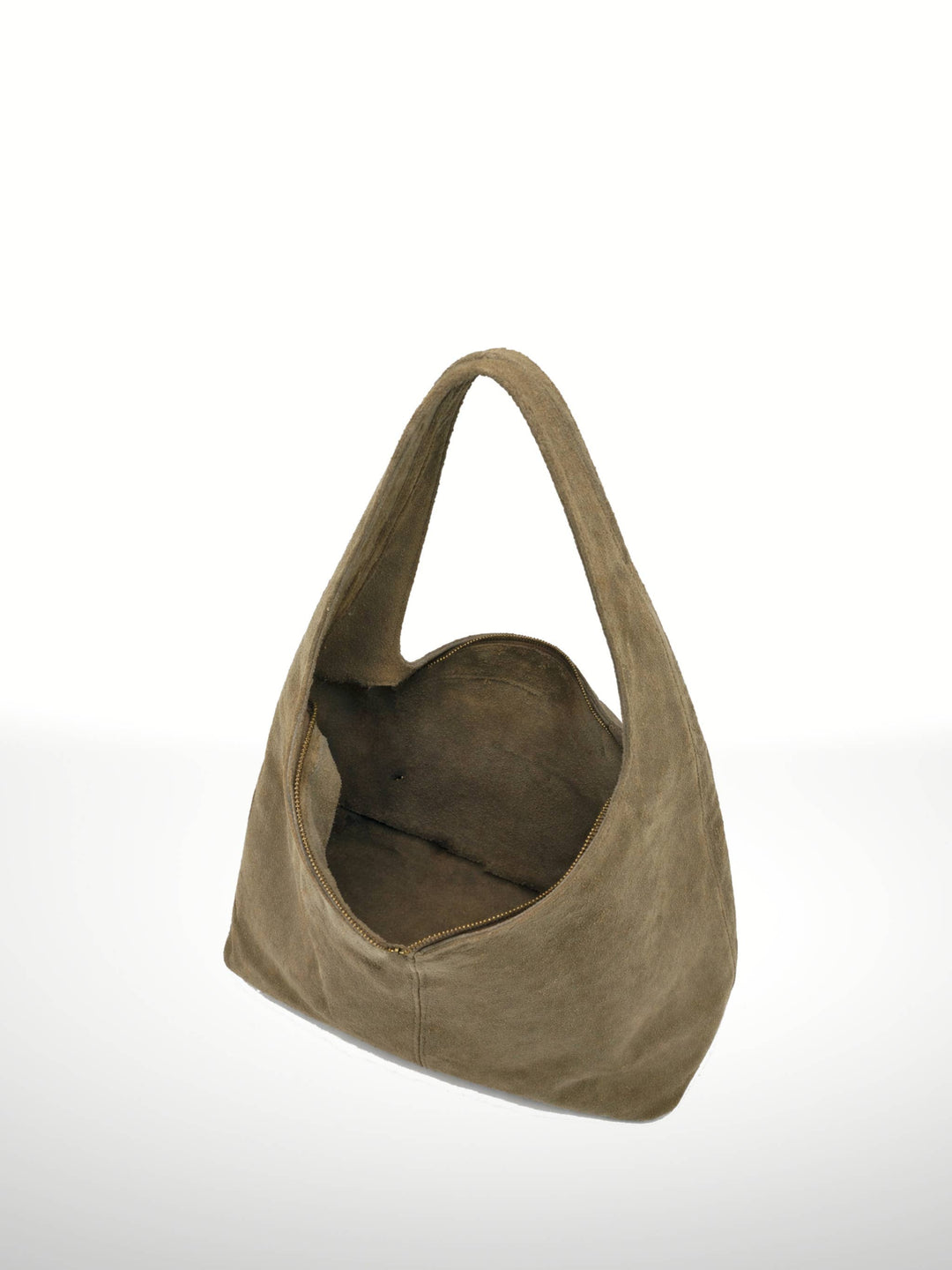 SILVIA - Suede leather bag