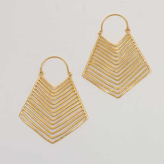 Chevron Deco Earrings - East Africa