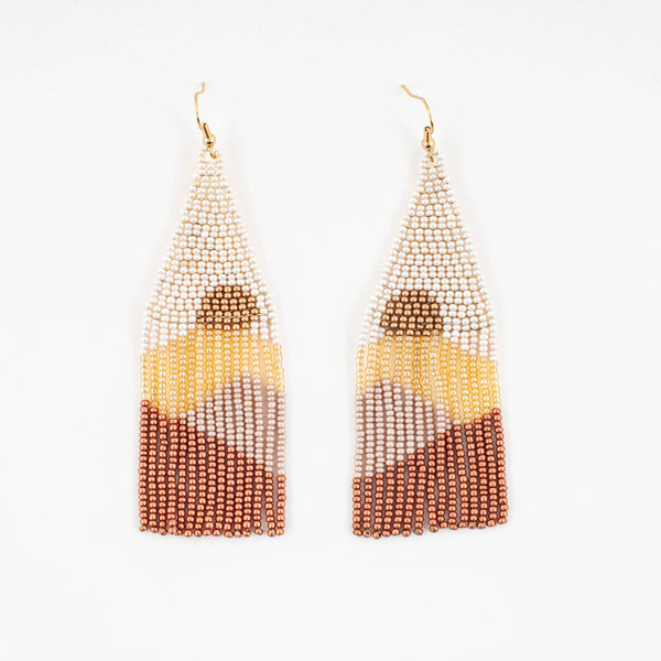 Vista Beaded Fringe Earring