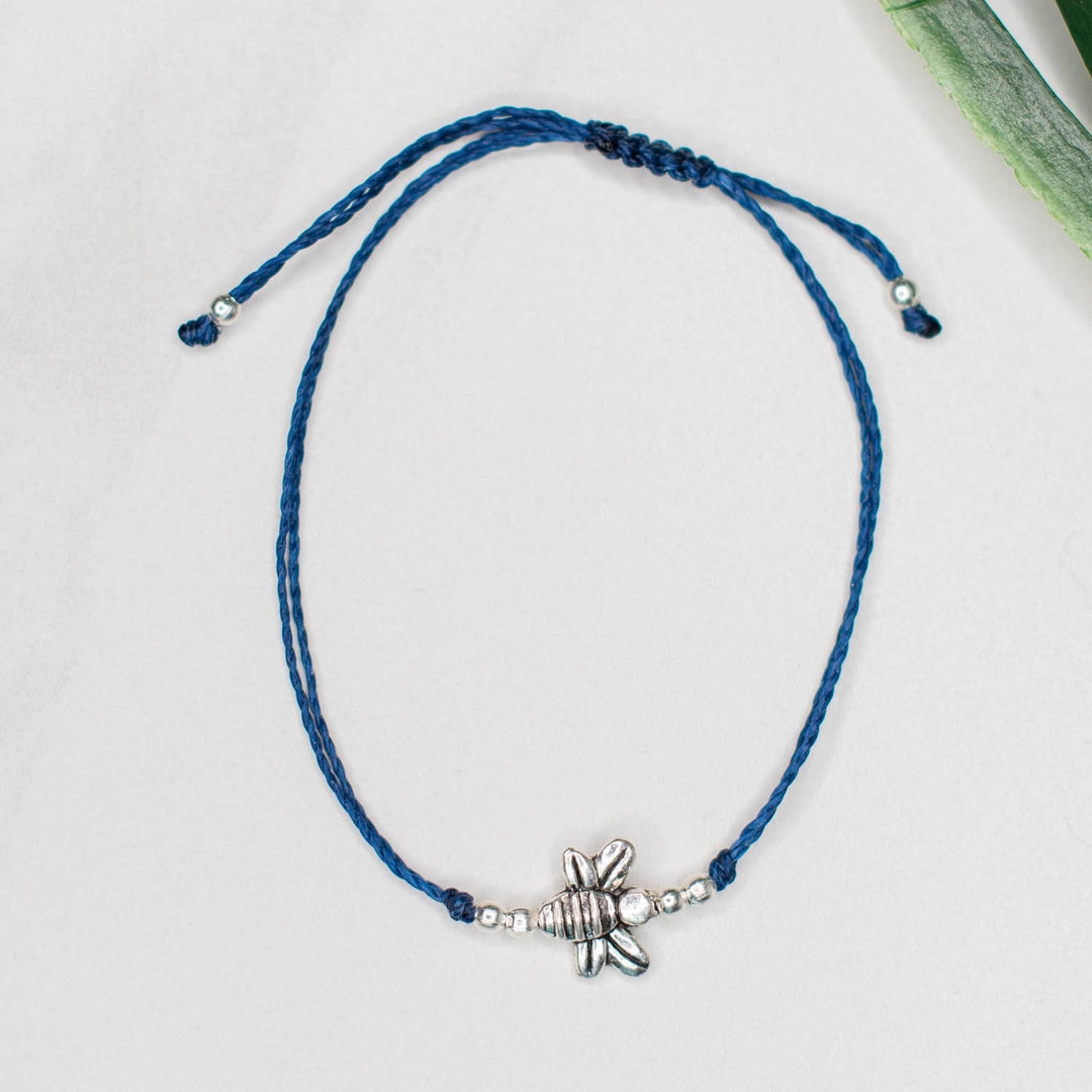 Bee String Charm Bracelet - Guatemala