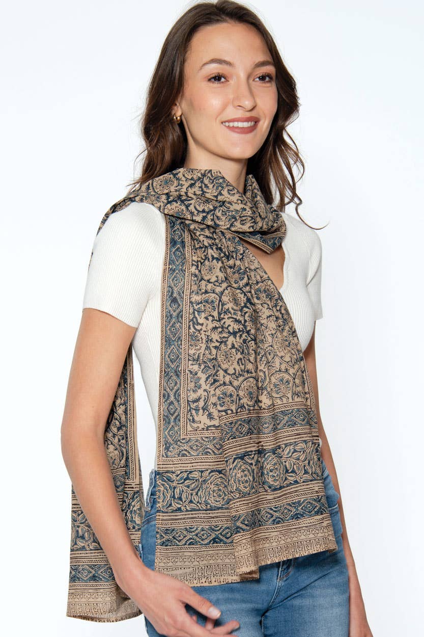 Kalamkari Scarves - India