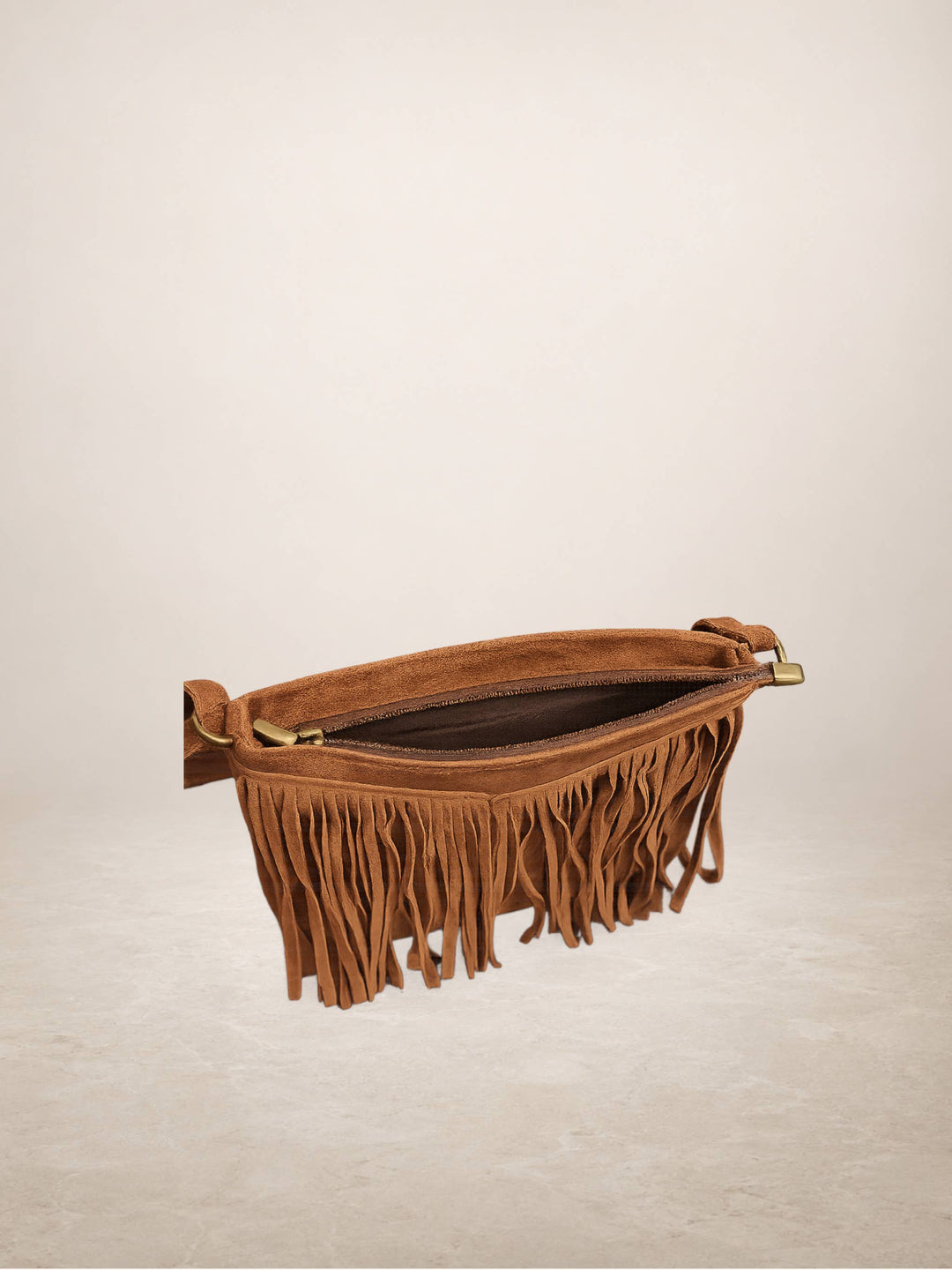 CASCADA V - Suede leather bag