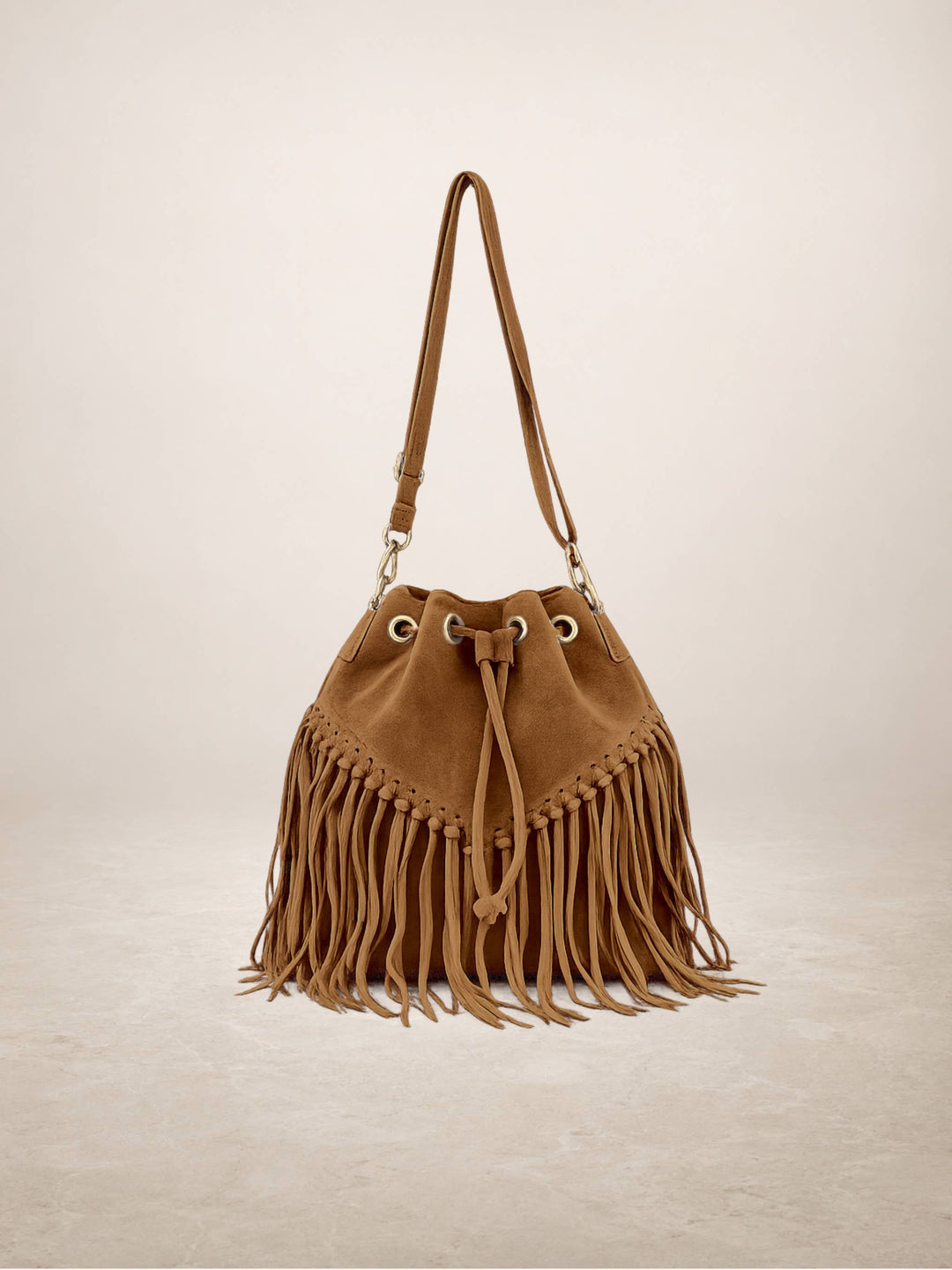 EMANUELA - Suede leather bag 220419