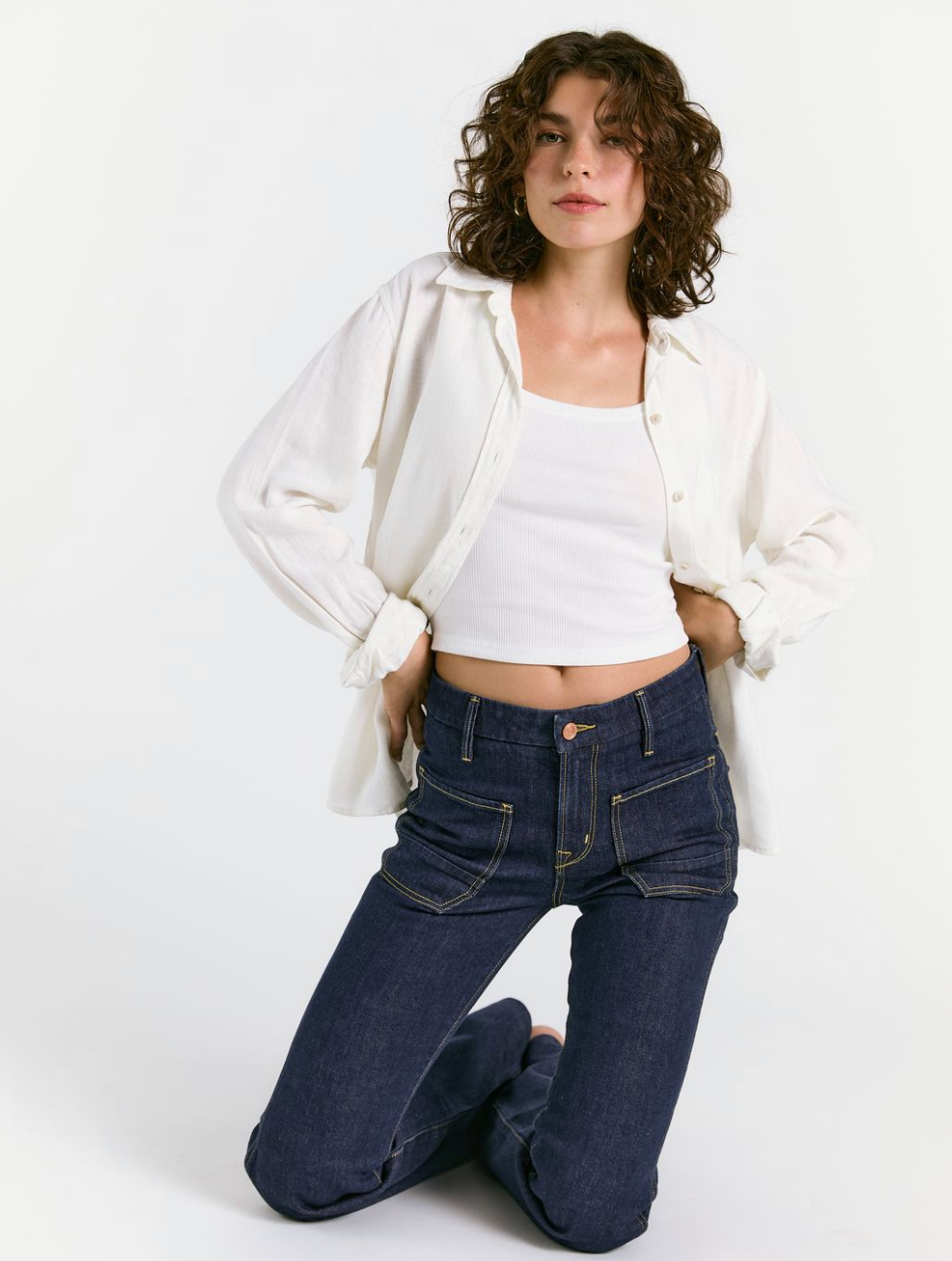 WANDERER FLARE IN RINSE WASH