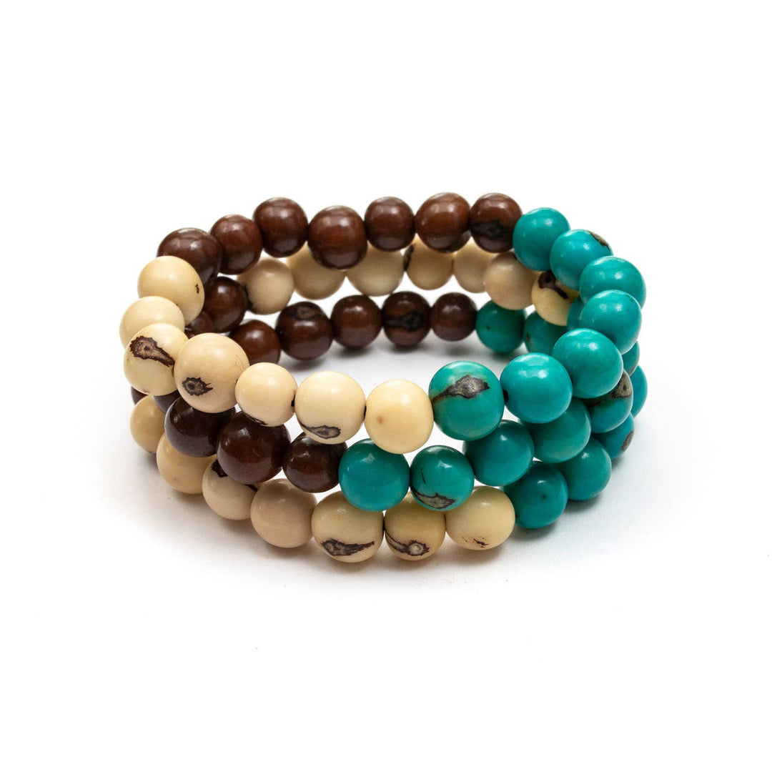 Stackable Acai Bracelet Various Colors - Ecuador