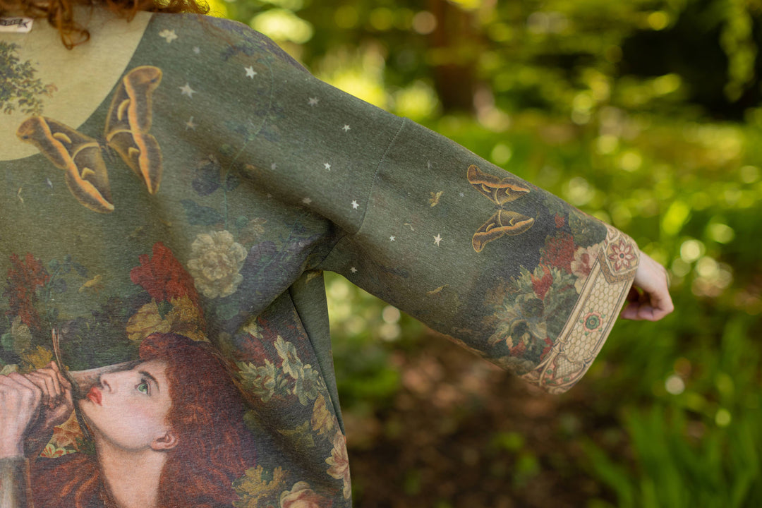 The Messenger Fleece Cottage Cardigan Jacket w/ Joan of Arc - Canada