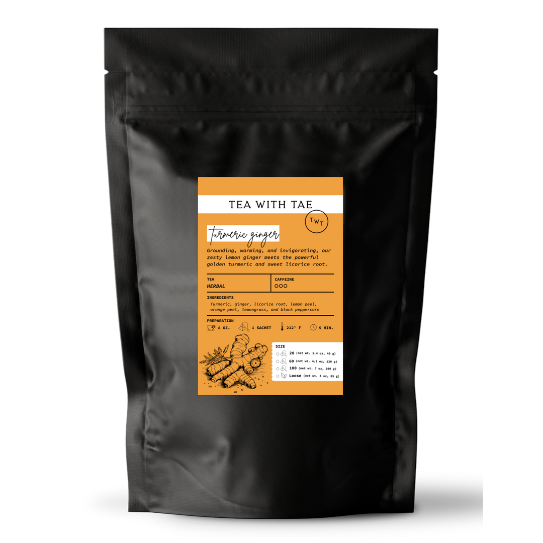 Turmeric Ginger Tea Pouch (20 tea bags)
