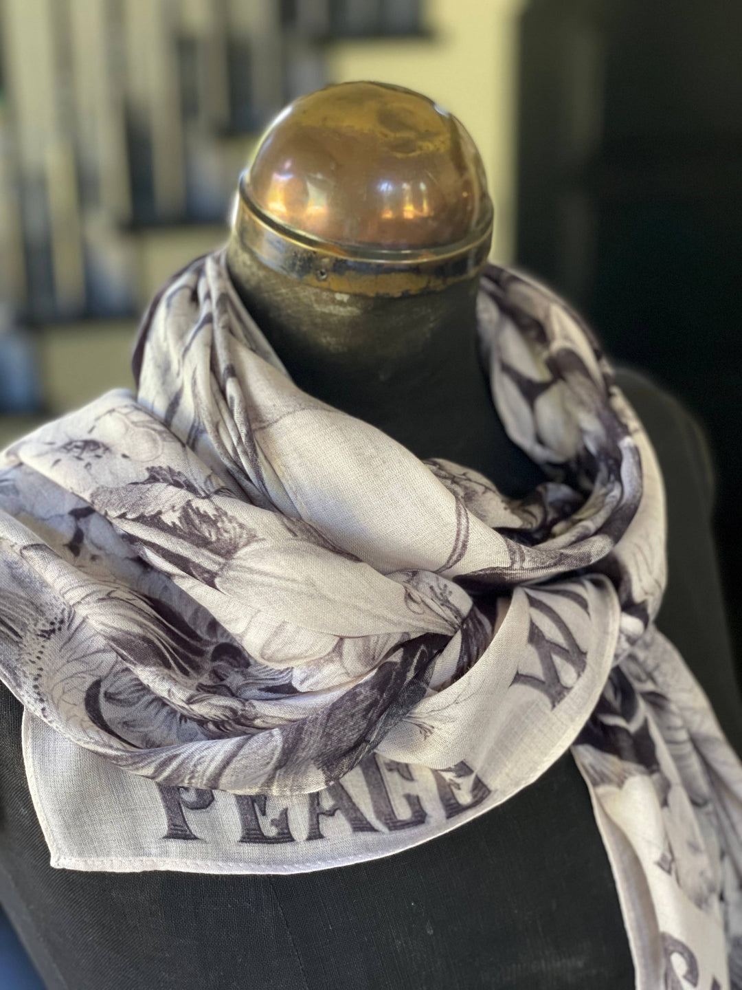 Peace Wine & Sunshine Printed Scarf - Canada