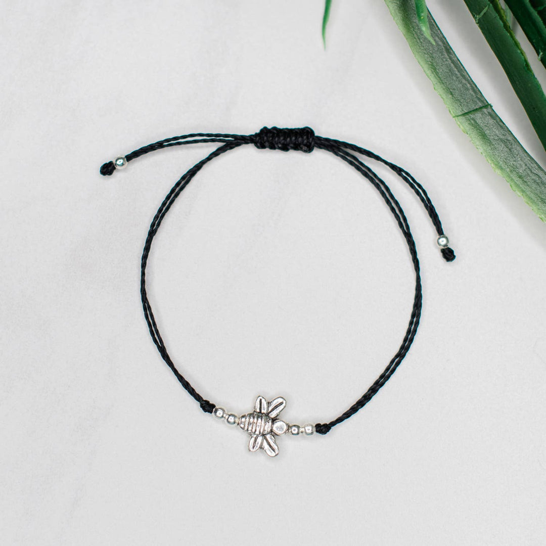 Bee String Charm Bracelet - Guatemala
