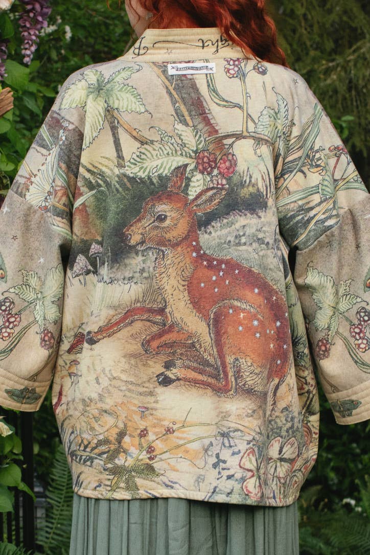 Lovelight Fleece Cottage Cardigan Kimono Jacket