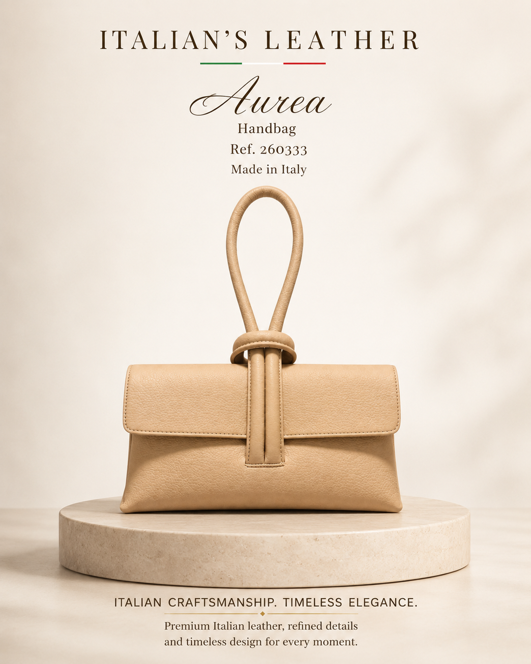 AUREA - Leather handbag 260333