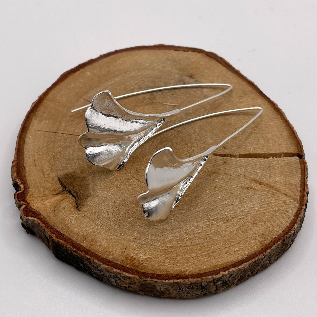 Gingko Leaf Earrings - East Africa