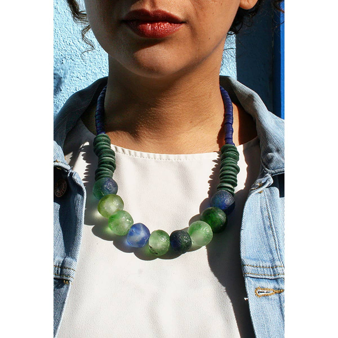 Open Seas: Necklace - Blue