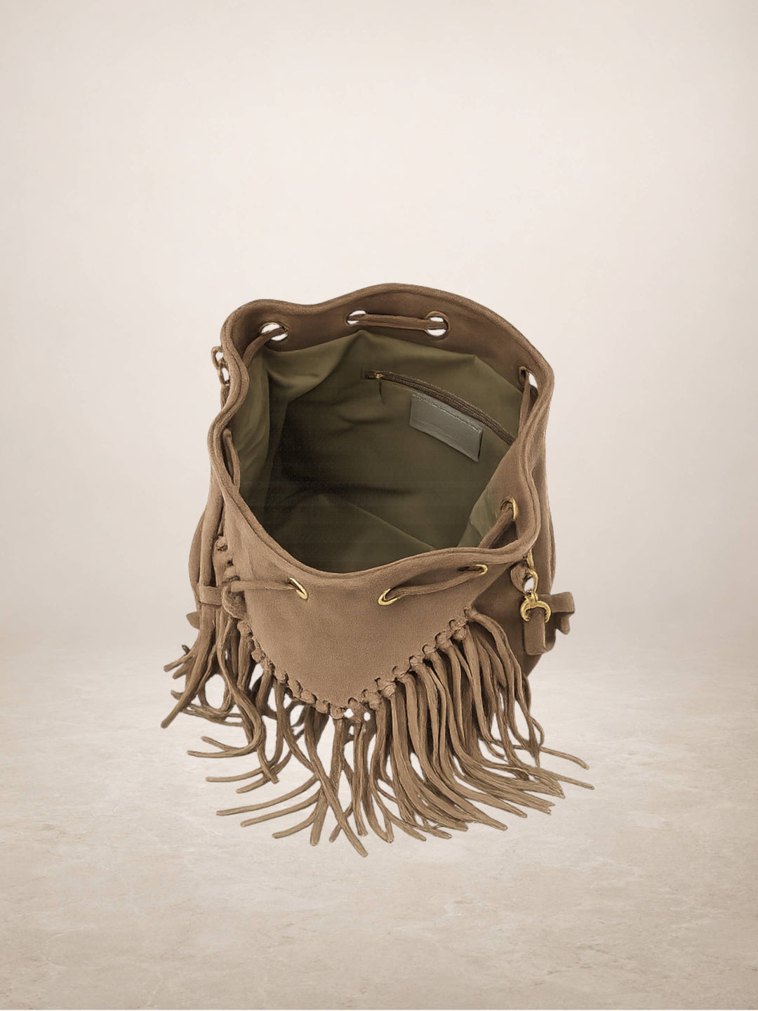 EMANUELA - Suede leather bag 220419