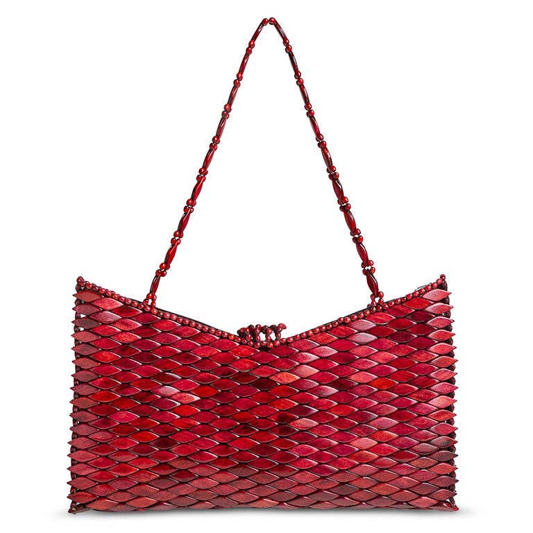 St. Lucia Red Wine Shoulder Bag - Brazil