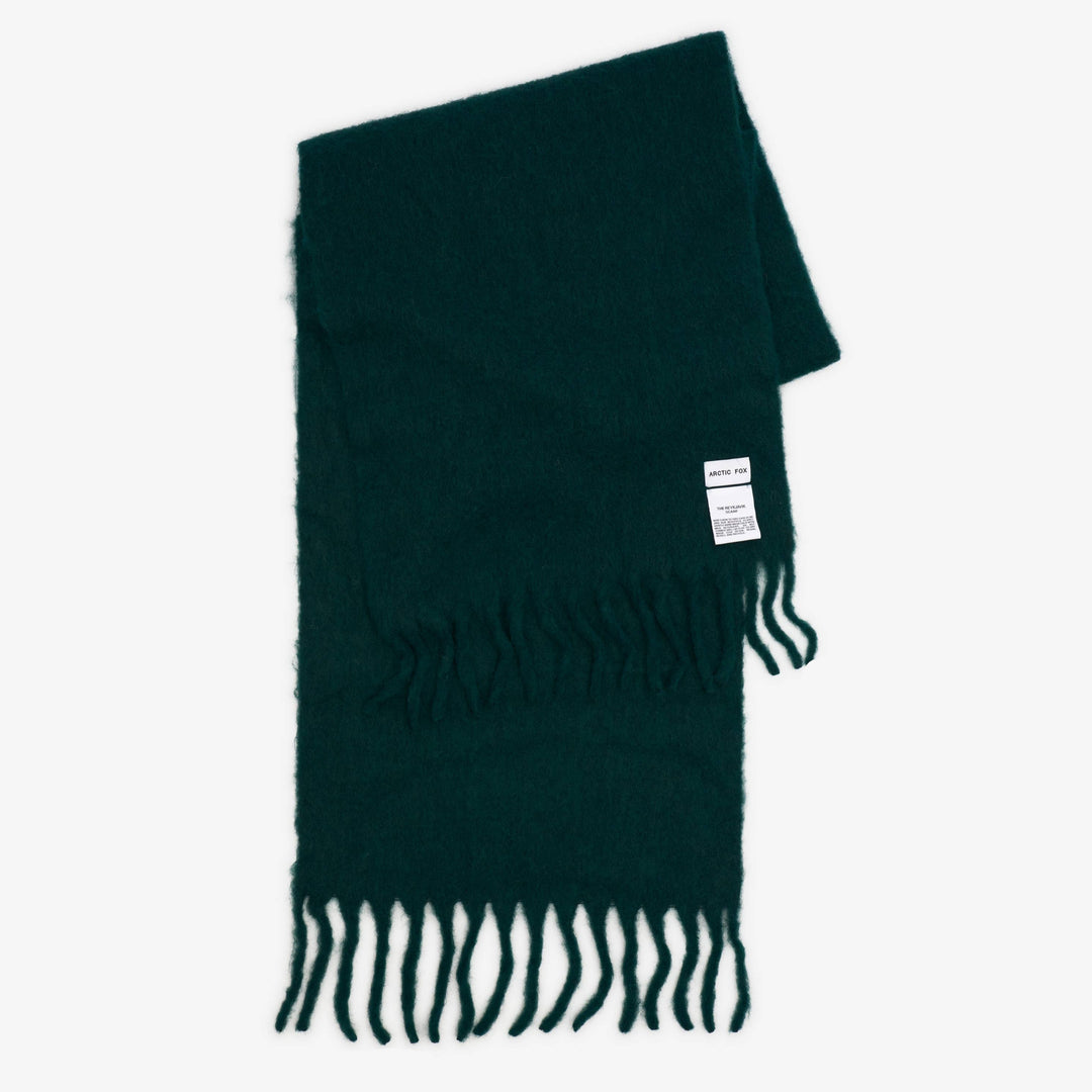 The Reykjavik Scarf with RWS Wool - Dark Forest - AW24