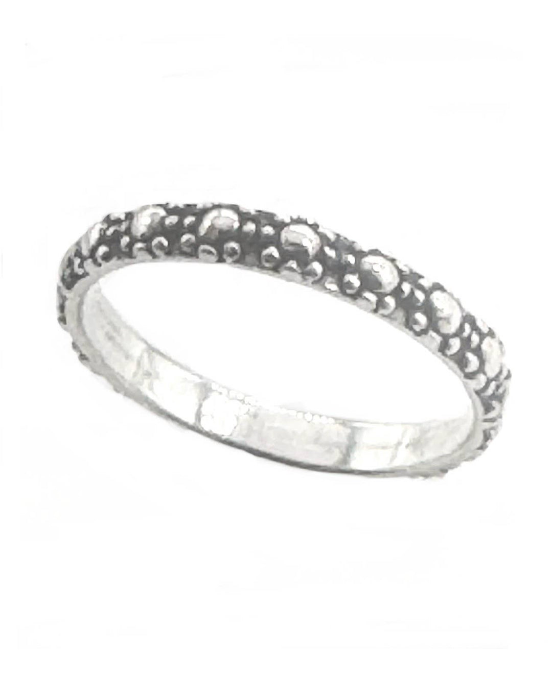 Studded Up Sterling Silver Ring
