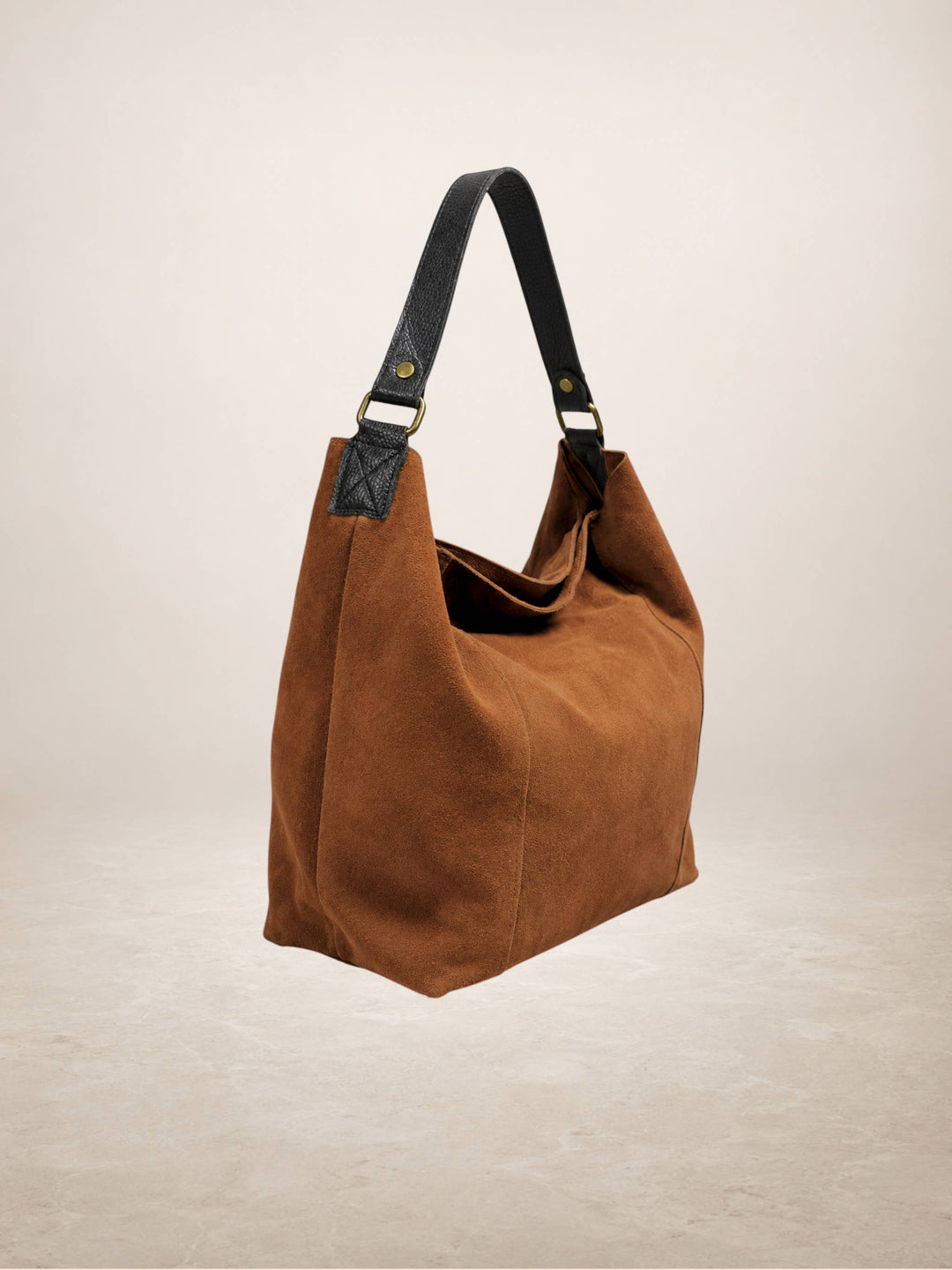 CARINA - Suede leather bag