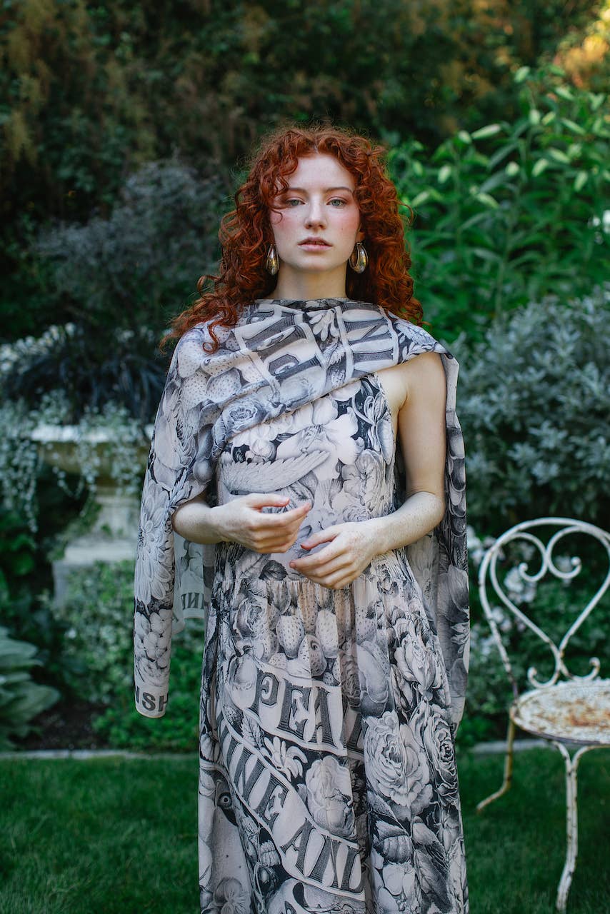 Peace Wine & Sunshine Printed Scarf - Canada