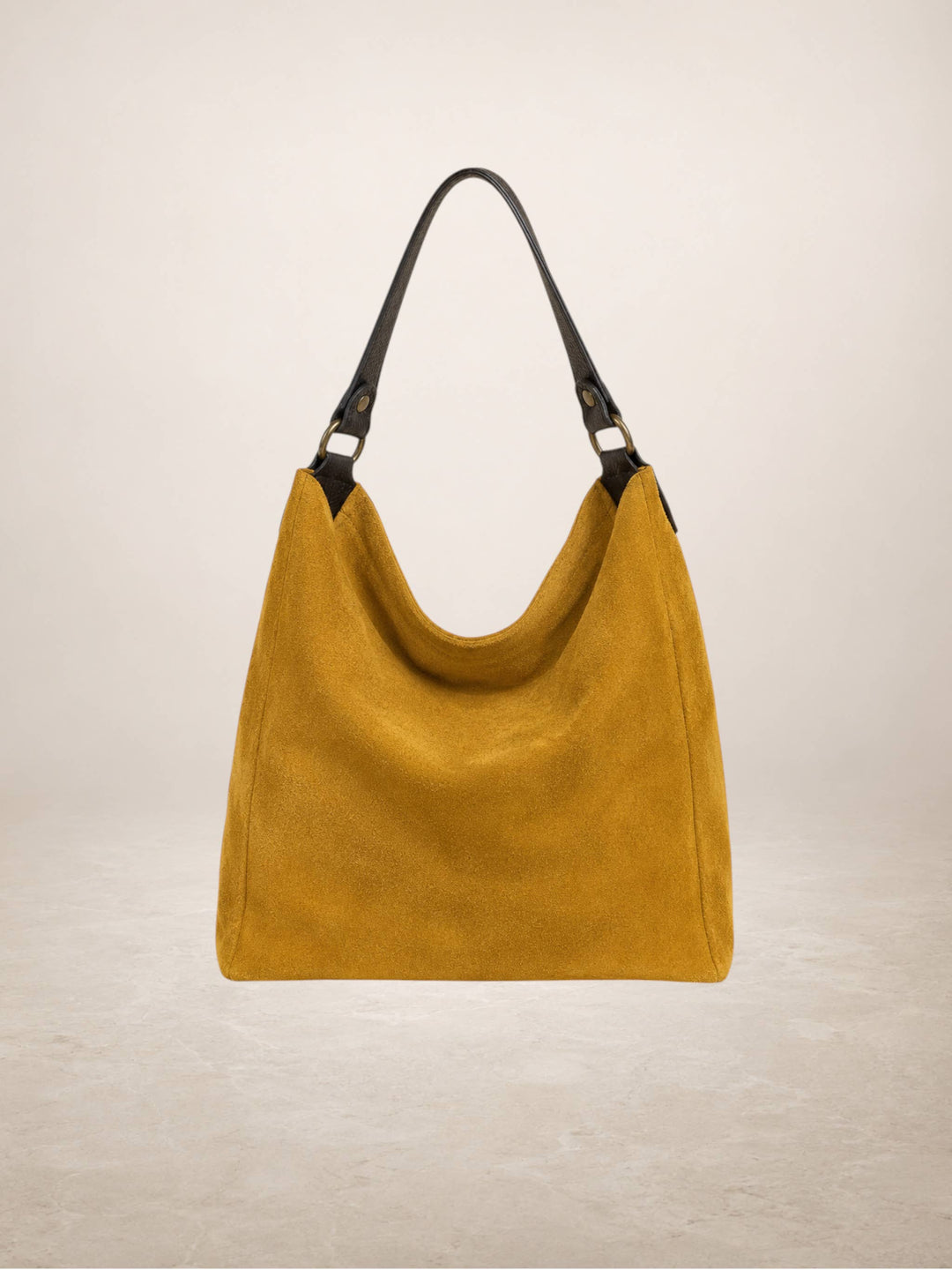 CARINA - Suede leather bag