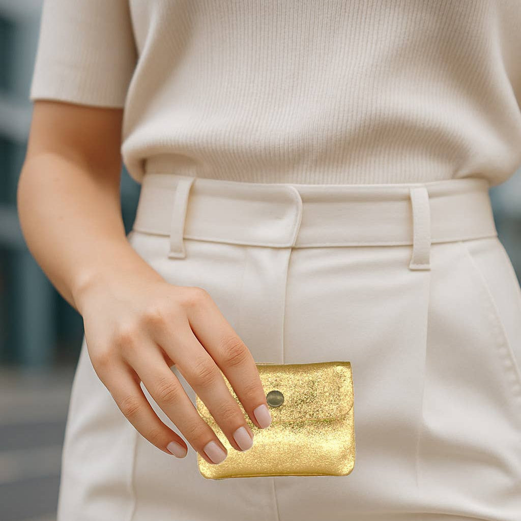 Katia Suede Leather Wallet - Italy