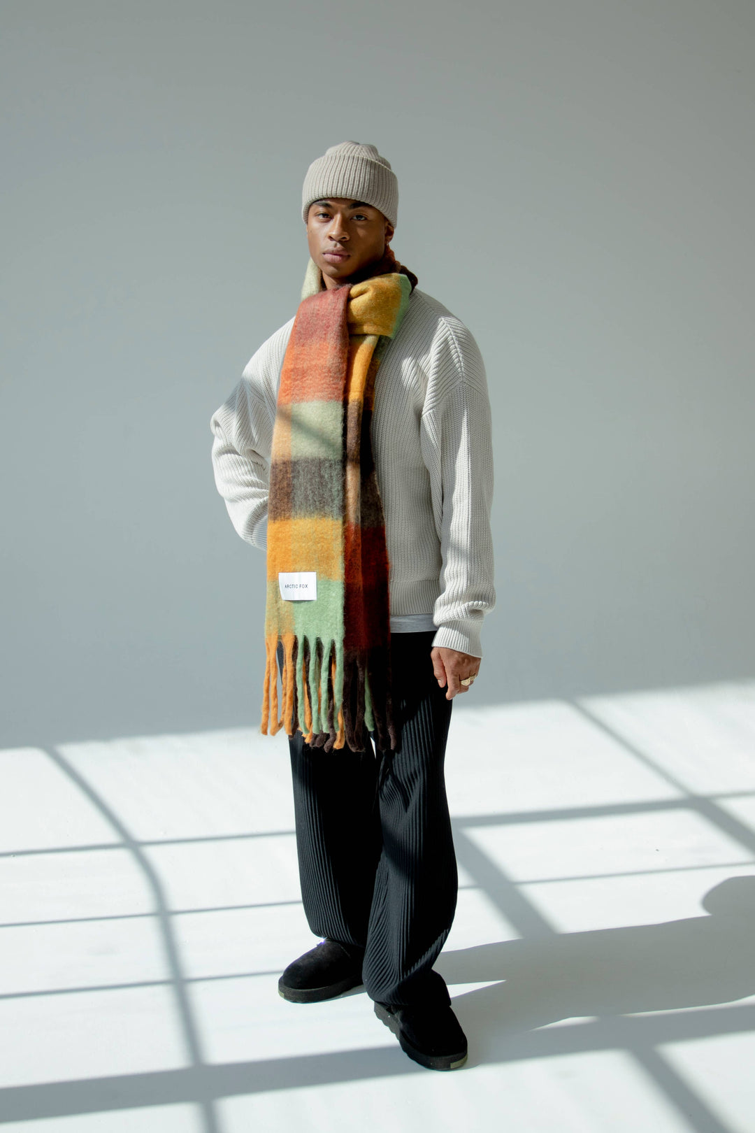 The Reykjavik Scarf - 100% Recycled - Kyoto Gardens - AW24