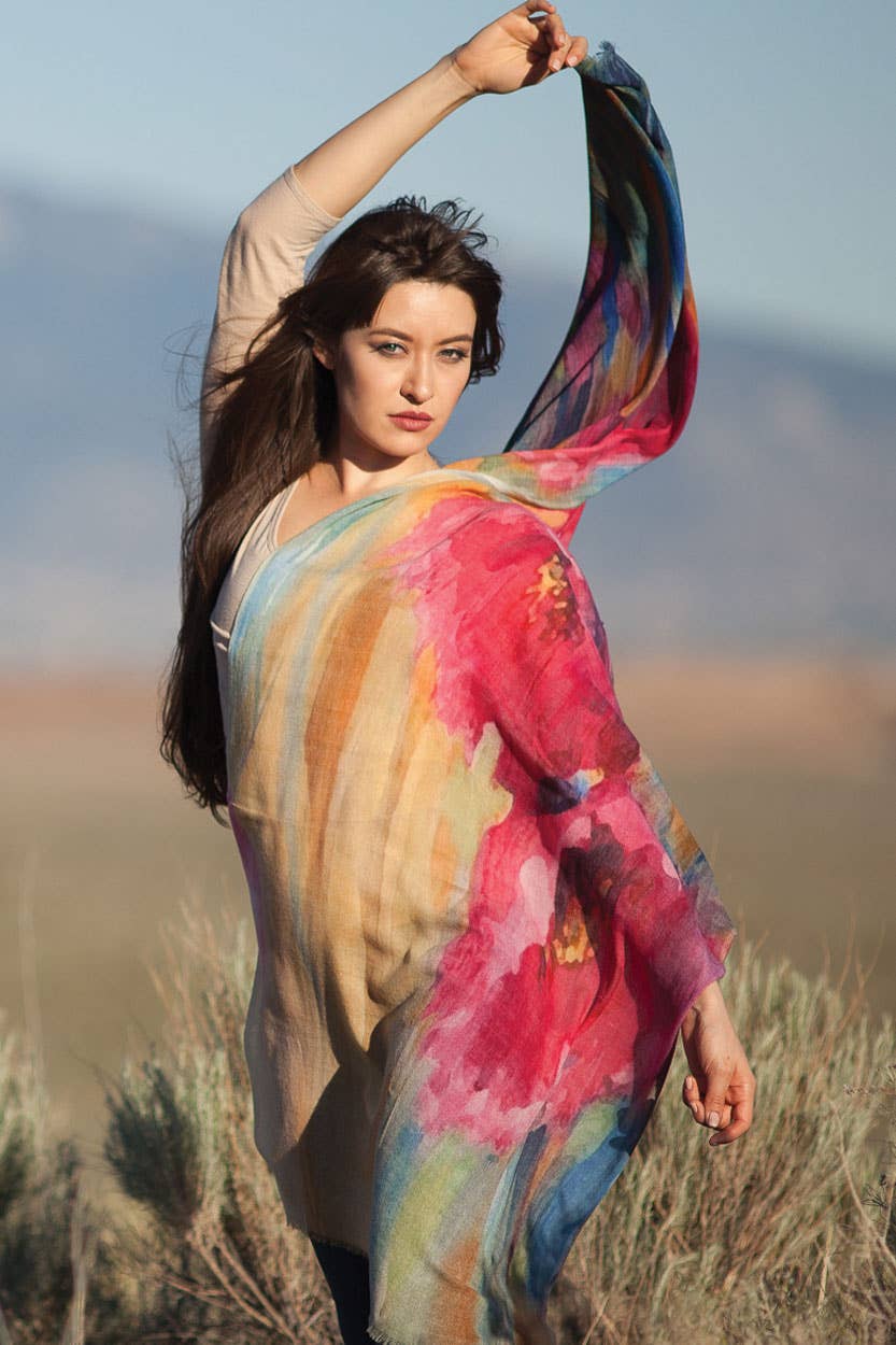 Reena Fine Wool Shawl - India