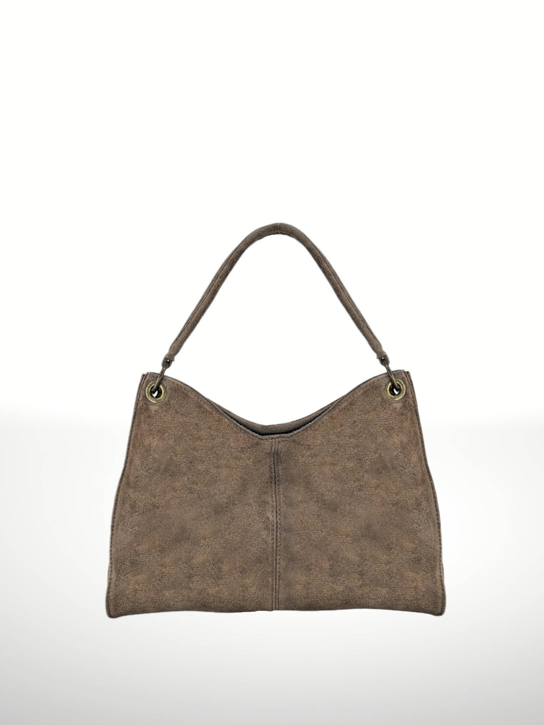 Riccio Suede Leather Bag - Italy