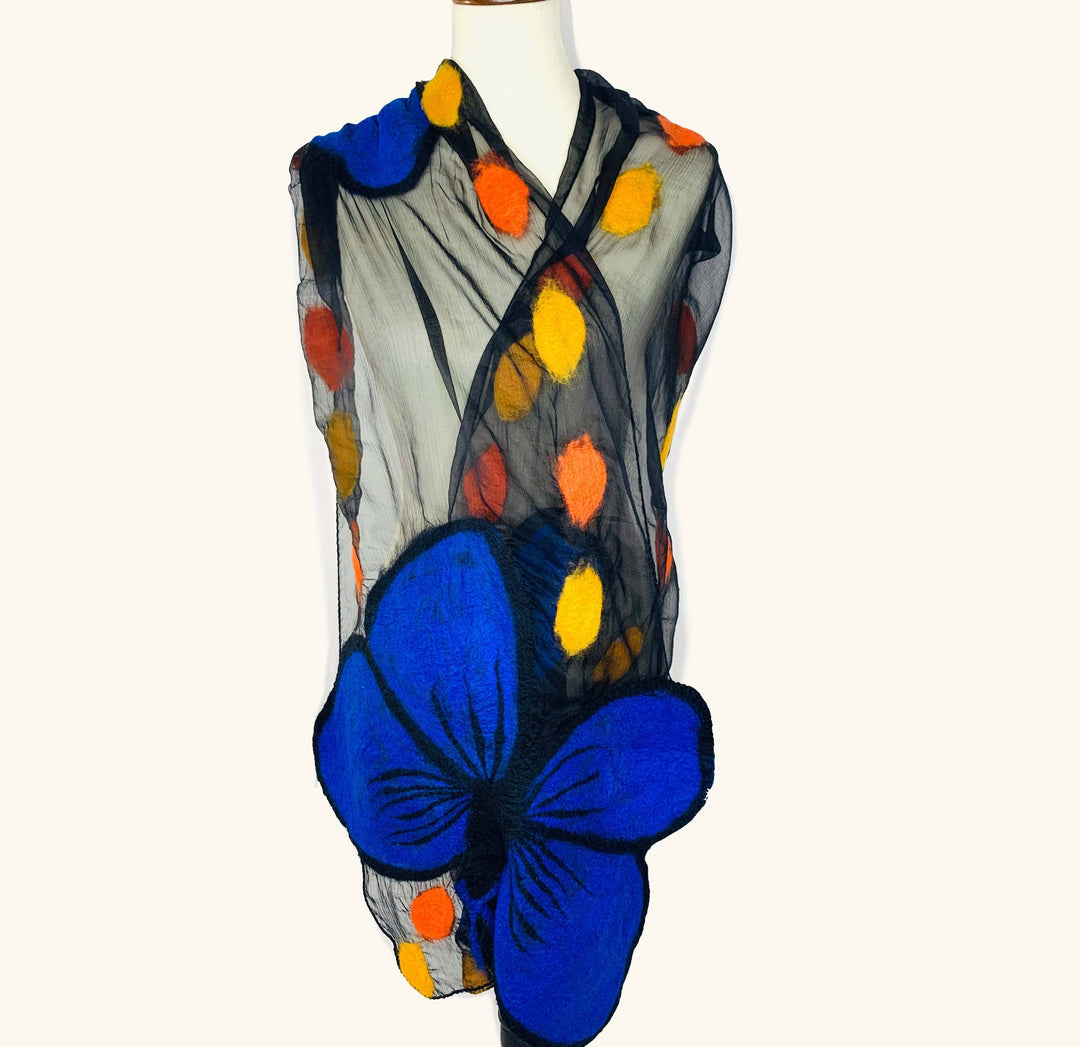 Morpho Butterfly Scarf