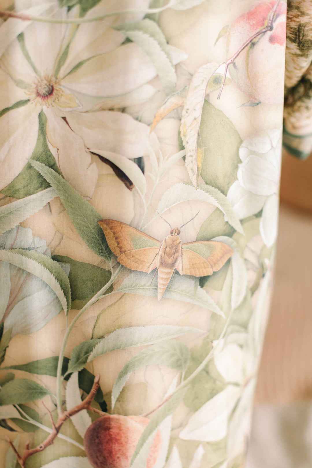 Fleur De Soleil Opera Duster Kimono Robe w/ Florals - Canada