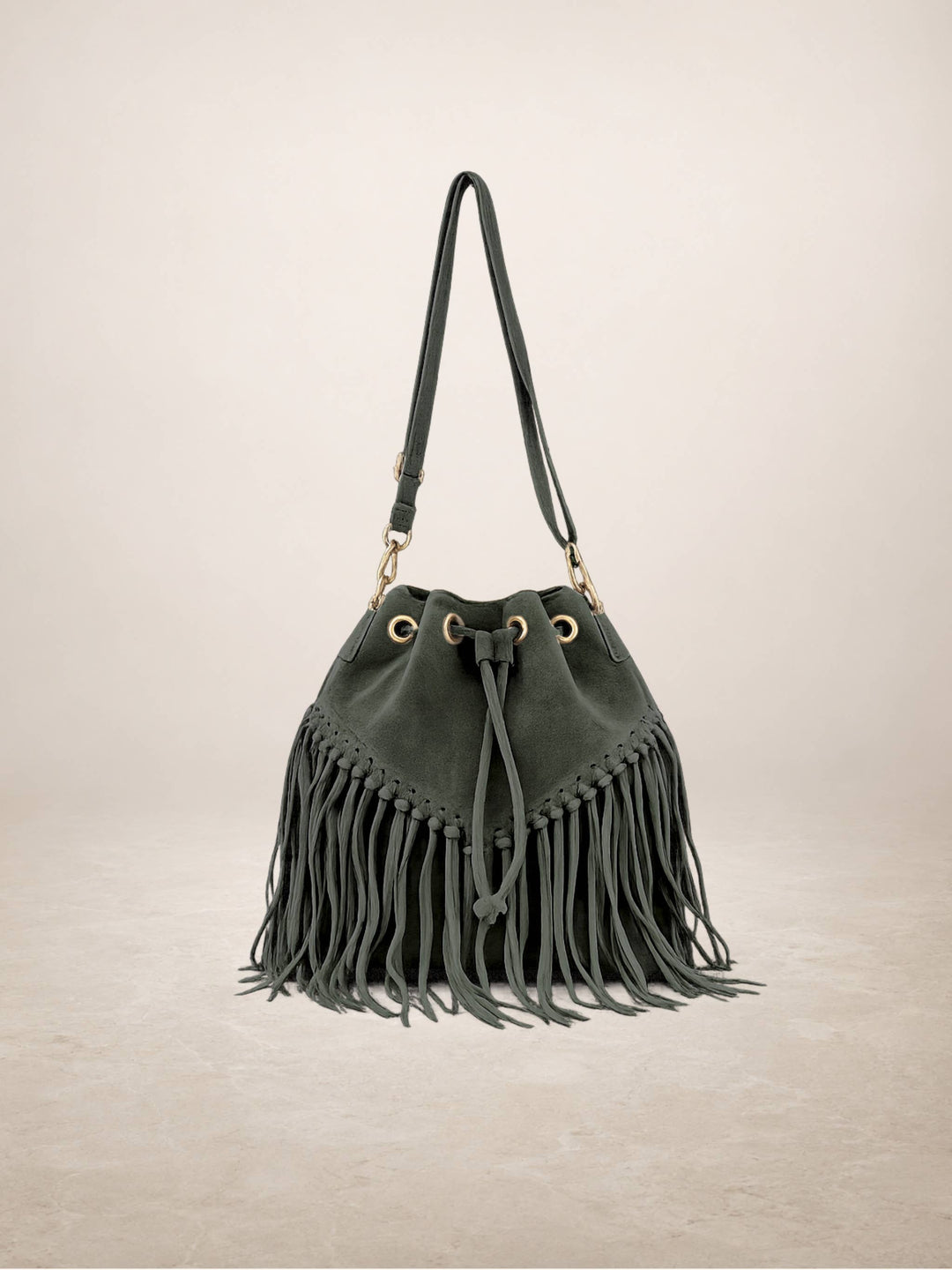 EMANUELA - Suede leather bag 220419