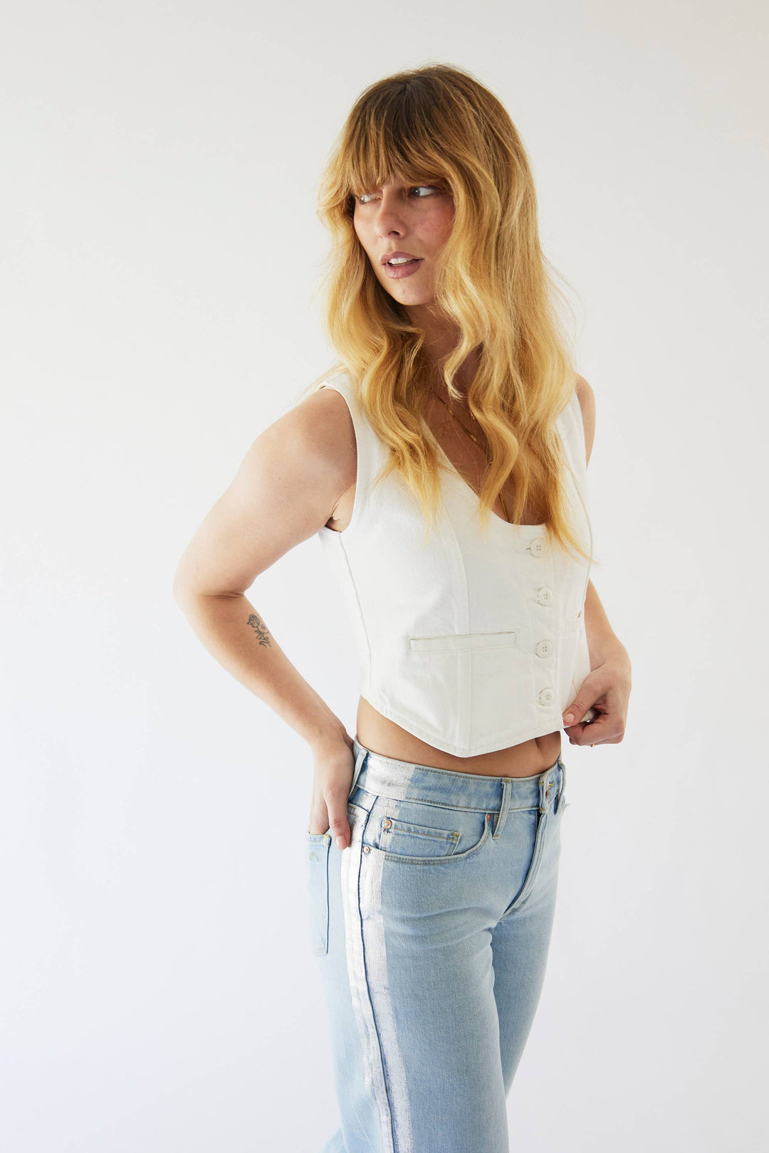 Rebel Wide Leg in Noa Wash - Sri Lanka